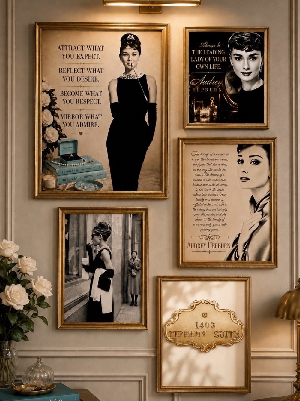 ⭐️Darling It’s Tiffany™ Pick 5 | Audrey Inspired Wall Art Fashion Gallery Prints